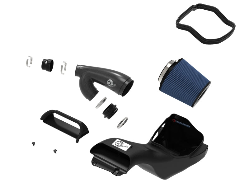 aFe 17 - 20 Ford F - 150/Raptor Track Series Carbon Fiber Cold Air Intake System With Pro 5R Filters - My Store