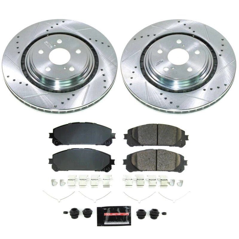 Power Stop 20 - 22 Toyota Highlander Front Z23 Evolution Brake Kit - My Store