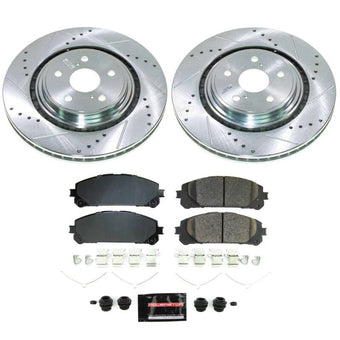 compare product Power Stop 20-22 Toyota Highlander Front Z23 Evolution Brake Kit