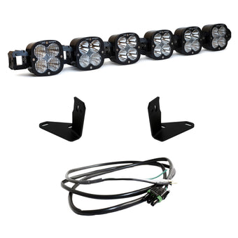 compare product Baja Designs 2021+ Ford Bronco 6 XL Linkable Light Bar Kit Steel Bumper Mount w/Upfitter