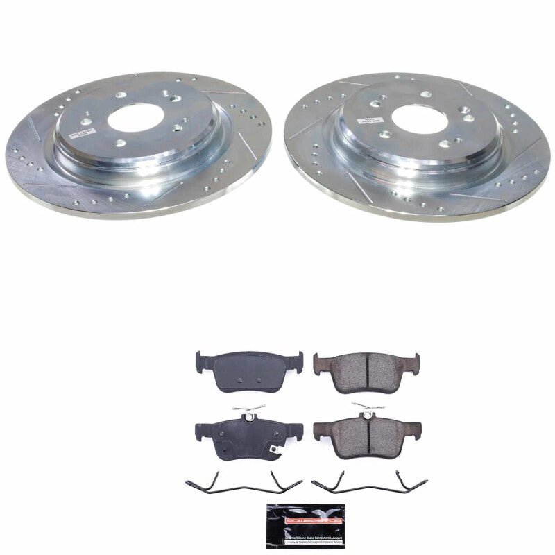 Power Stop 19 - 24 Acura RDX Rear Z23 Evolution Brake Kit - My Store