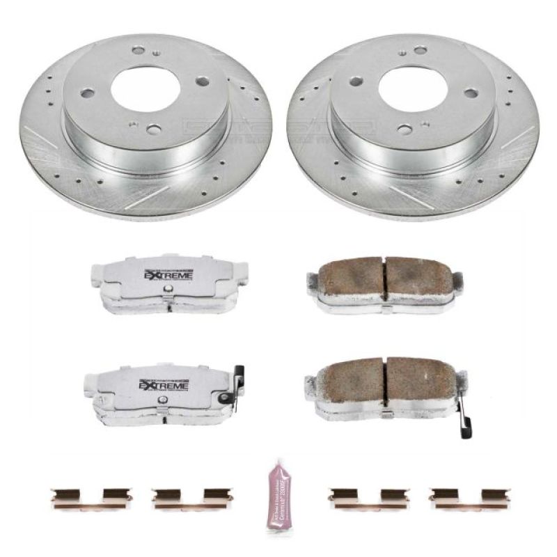 Power Stop 91 - 96 Infiniti G20 Rear Z26 Street Warrior Brake Kit - My Store