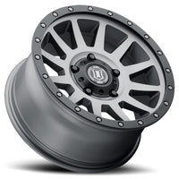 ICON Compression 17x8.5 5x150 25mm Offset 5.75in BS 110.1mm Bore Titanium Wheel - My Store