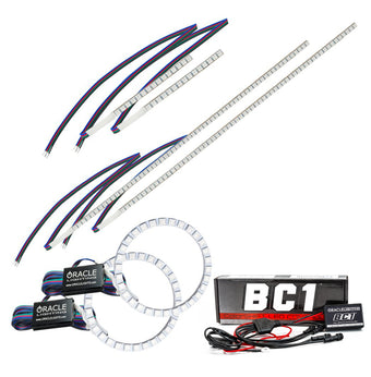 compare product Oracle 16-18 Honda Ridgeline DRL Upgrade w/ Halo Kit - ColorSHIFT w/ BC1 Controller