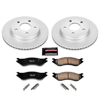 compare product Power Stop 04-06 Dodge Durango Front Z17 Evolution Geomet Coated Brake Kit