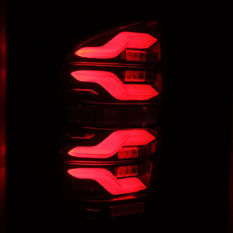AlphaRex 16 - 21 Toyota Tacoma LUXX LED Taillights Blk/Red w/Activ Light/Seq Signal - My Store