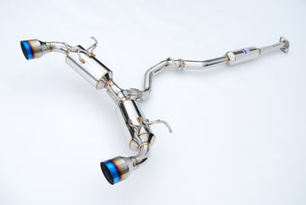 compare product Invidia 12+ Subaru BRZ / Toyota 86 N2 60mm Single Layer Titanium Burnt Tips Cat-Back Exhaust