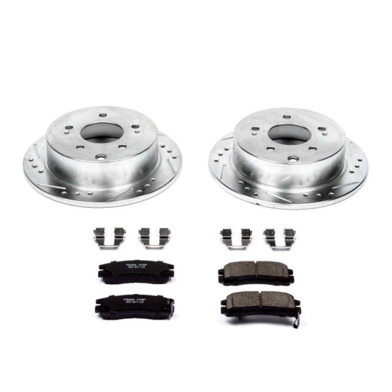 Power Stop 06 - 12 Mitsubishi Eclipse Rear Z23 Evolution Sport Brake Kit - My Store