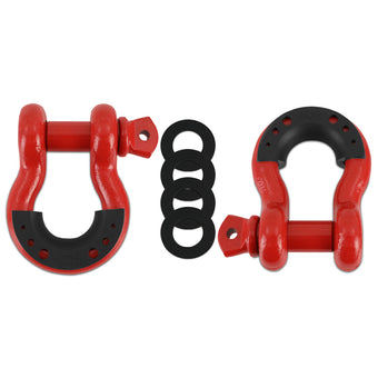 compare product Borne Off-Road Borne D-Ring Shackle Set Red