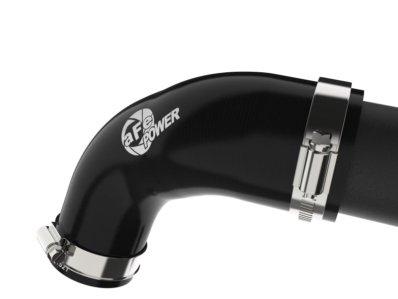 aFe 22 - 24 Ford Bronco Raptor BladeRunner 2 - 1/4in Aluminum Hot Charge Pipe Black - My Store