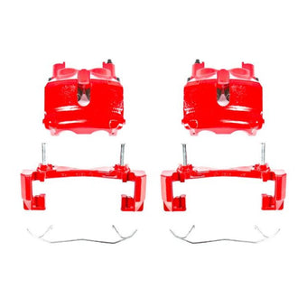 compare product Power Stop 99-02 Jeep Grand Cherokee Front Red Calipers w/Brackets - Pair
