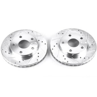 compare product Power Stop 91-95 Toyota MR2 Front Evolution Drilled & Slotted Rotors - Pair