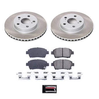 compare product Power Stop 04-09 Toyota Prius Front Semi-Coated Rotor Kit