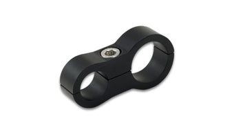 compare product Vibrant Aluminum Line Separator Bracket w/ One 11/16in (17.5mm)  ID - One 13/16in (20.6mm) ID Holes