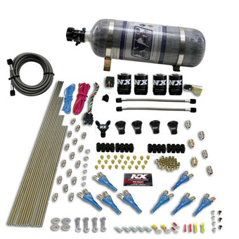 compare product Nitrous Express Pro-Shk/Gas 4 Solenoids Nitrous Kit (250-650HP) w/Composite Bottle