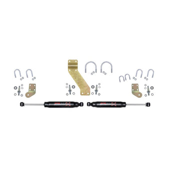 compare product Skyjacker 66-77 Ford Bronco 4WD Black MAX Dual Stabilizer Kit w/ Black Cylinders