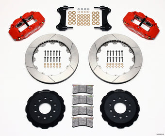 compare product Wilwood Narrow Superlite 6R Front Hat Kit 13.06in Red 98-02 Camaro/Firebird