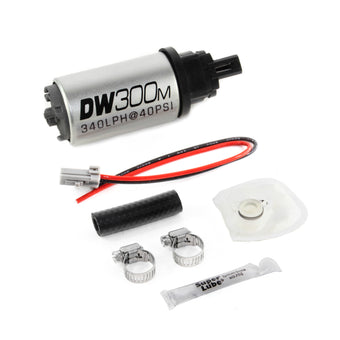 compare product DeatschWerks 340 LPH Ford In-Tank Fuel Pump DW300M Series w/ 05-10 Mustang V6 / V8 Install Kit