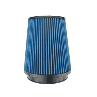 compare product Injen NanoWeb Dry Air Filter 5.00in Inlet w/ShurLok 6.50in Base/ 5.00in Top w/ Barb Fitting