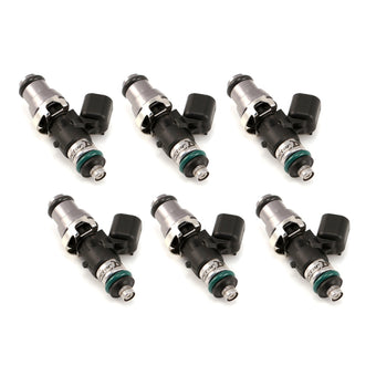 compare product Injector Dynamics 1340cc Injectors - 48mm Length - 14mm Grey Top - 14mm Lower O-Ring (Set of 6)