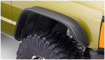 compare product Bushwacker 84-01 Jeep Cherokee Flat Style Flares 2pc - Black