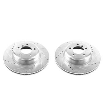 compare product Power Stop 09-16 BMW Z4 Front Evolution Drilled & Slotted Rotors - Pair