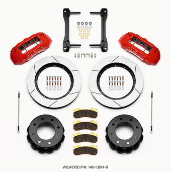 compare product Wilwood TX6R Rear Kit 15.50in Red 2011-2015 GM Truck/SUV 2500