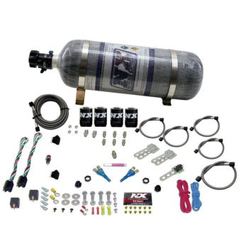 compare product Nitrous Express Ford EFI Dual Stage Nitrous Kit (50-150HP x 2) w/Composite Bottle