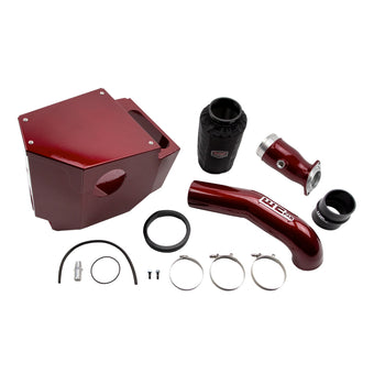 compare product Wehrli 20-24 Chevrolet 6.6L LP5 Duramax 4in Intake Kit Stage 2 - Red