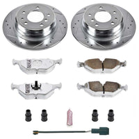 Power Stop 90 - 95 BMW 525i Rear Z26 Street Warrior Brake Kit - My Store