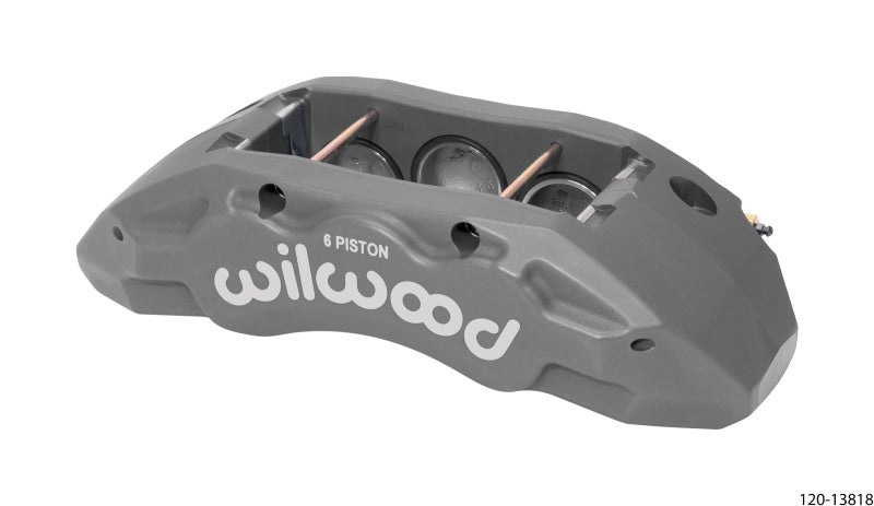 Wilwood Caliper - TX6R - L/H - Clear 1.75/1.62/1.62in Pistons 1.38in Disc - My Store
