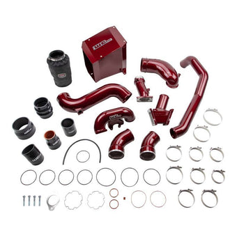 compare product Wehrli 06-07 Chevrolet Duramax 6.6L LBZ Stage 2 High Flow Intake Bundle Kit - WCFab Red