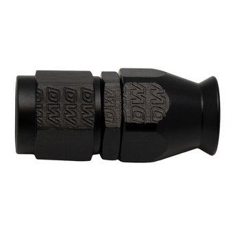compare product DeatschWerks 6AN Female Swivel Straight Hose End PTFE (Incl 1 Olive Insert) - Anodized Matte Black