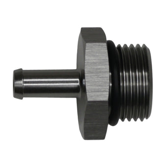 compare product DeatschWerks 10AN ORB Male to 5/16in Male Barb Fitting - Anodized DW Titanium
