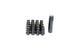 Wheel Mate Muteki HR38 Open End Lug Nuts 12x1.25 Black Chrome / Red Ring - My Store