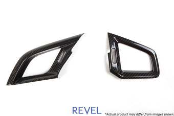 compare product Revel GT Dry Carbon A/C Vent Covers (Left & Right) 16-18 Honda Civic - 2 Pieces