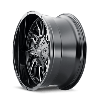 compare product Mayhem 8111 Flywheel 20x9 / 5x127 BP / 0mm Offset / 87.1mm Hub Black w/ Milled Spokes Wheel