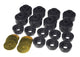 Prothane 99 - 06 Chevy Silverado 2/4wd Body Mounts - Black - My Store