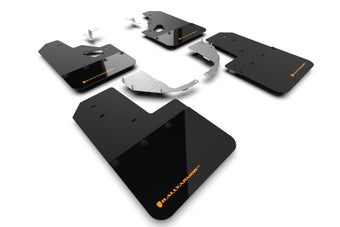 compare product Rally Armor 21-25 Ford Bronco (Steel Bmpr + RR- NO Rptr/Sprt) Blk Mud Flap w/Cy Orange Logo