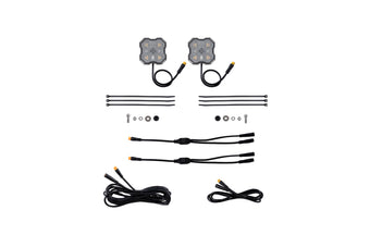 compare product Diode Dynamics Rock Light -Amber/White - M8 Add-On 2-Pack