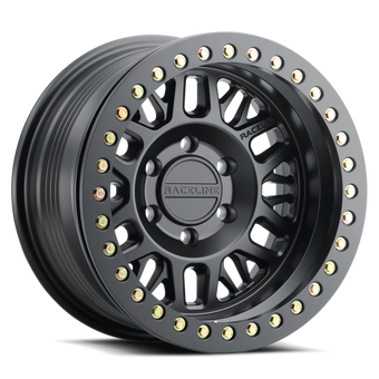 compare product Raceline RT951B Ryno 17x9in / 6x139.7 BP / -12mm Offset / 106.1mm Bore - Satin Black Beadlock Wheel