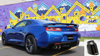 compare product Corsa 2017-2024 Chevrolet Camaro SS 6.2L V8 2.75in Black Xtreme Axle-Back Exhaust