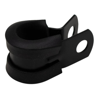 compare product DeatschWerks Rubber Cushioned P-Clamp for 6AN Hose - 9.5mm Clamp Id - Anodized Matte Black