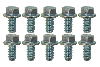 compare product Moroso 1/4in-20 x .500in Serrated Zinc Flange Bolt  - 10 Pack