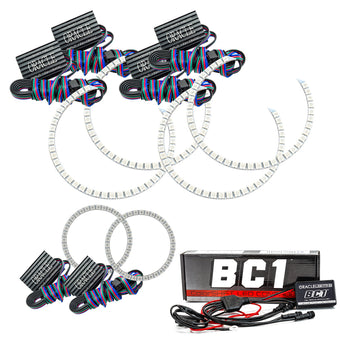 compare product Oracle Jeep Grand Cherokee 11-13 Triple Halo Kit - ColorSHIFT w/ BC1 Controller