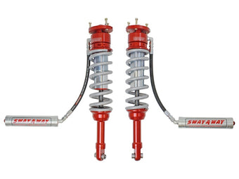 compare product aFe Sway-A-Way 3.0in Front Coilover Kit 2017 Ford F-150 Raptor V6-3.5L (tt) w/Remote Reservoirs