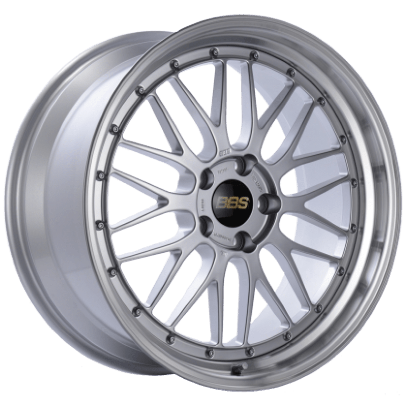 BBS LM 20x11 5x112 ET24 Diamond Silver Center / Diamond Cut Lip Wheel PFS/Clip Required - My Store