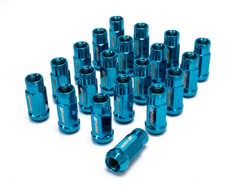 compare product Wheel Mate WM14R 14x1.50 Lug Nuts Blue 20 PCS