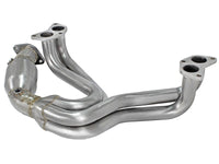 aFe 12 - 17 Toyota 86 / FRS / BRZ Twisted Steel 304 Stainless Steel Long Tube Header w/ Cat - My Store