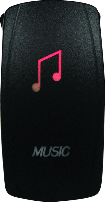 compare product DragonFire Racing Lighted Switch Music On/Off Red